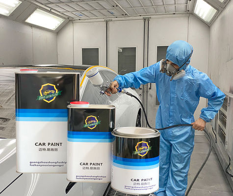 Espray claro automotriz de la capa de espray de la resistencia química 2K del oro metálico auto de la pintura