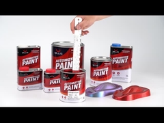 1k Base Coat Pintura acrílica de varios colores Pintura de acabado automotriz Pintura de plata