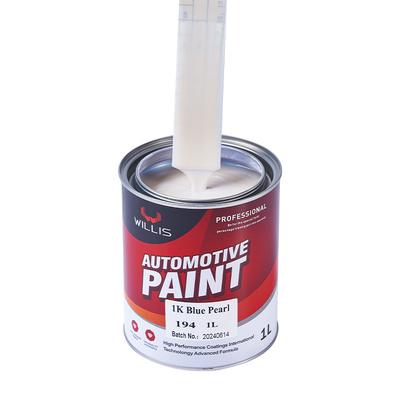 Pintura de automóviles azul brillante y perlable Laca acrílica clara Perla Blanca Pintura de automóviles Alta capa sólida y clara