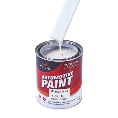 Pintura de automóviles azul brillante y perlable Laca acrílica clara Perla Blanca Pintura de automóviles Alta capa sólida y clara