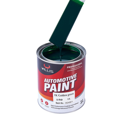 Amarillo de alto brillo 1k Basecoat Pintura para automóviles más delgada Acrílico Pintura de aerosoles para automóviles Pintura personalizada de automóviles Colores de carrocería de automóviles