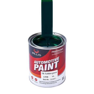 Amarillo de alto brillo 1k Basecoat Pintura para automóviles más delgada Acrílico Pintura de aerosoles para automóviles Pintura personalizada de automóviles Colores de carrocería de automóviles