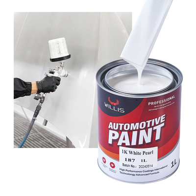 Acrílico Flash Perla clara pintura automotriz alta sólida rápida seca Perla blanca pintura para automóviles pintura acrílica laca