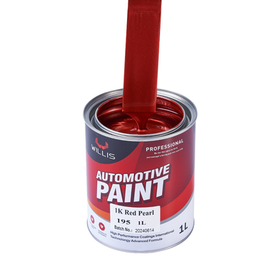 Acrílico seco rápido Flash Perla clara pintura automotriz 1K Perla roja pintura acrílica de laca delgada automotriz