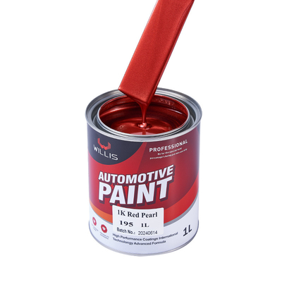 Acrílico seco rápido Flash Perla clara pintura automotriz 1K Perla roja pintura acrílica de laca delgada automotriz