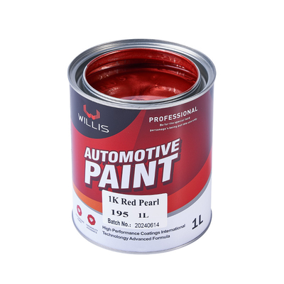 Acrílico seco rápido Flash Perla clara pintura automotriz 1K Perla roja pintura acrílica de laca delgada automotriz