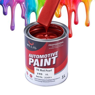 Acrílico seco rápido Flash Perla clara pintura automotriz 1K Perla roja pintura acrílica de laca delgada automotriz