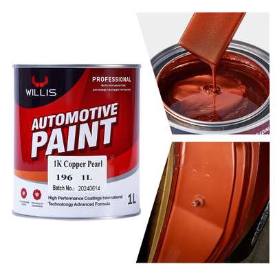 Suministro de fábrica Laca acrílica 1K Basecoat Perla pintura de automóviles 1K Perla de cobre OEM Disponible Auto Refinish Spray pintura de automóviles