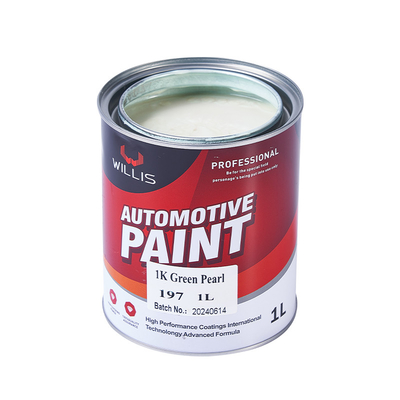 1K Basecoat Pintura de automóviles perles 1K Verde Perla Acrílica Laca Pintura de automóviles Marcas de pintura de automóviles metálica