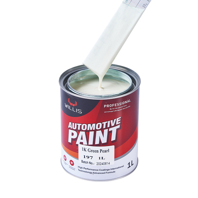 1K Basecoat Pintura de automóviles perles 1K Verde Perla Acrílica Laca Pintura de automóviles Marcas de pintura de automóviles metálica
