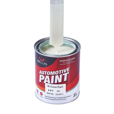 1K Basecoat Pintura de automóviles perles 1K Verde Perla Acrílica Laca Pintura de automóviles Marcas de pintura de automóviles metálica
