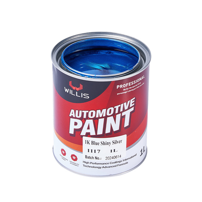 Pintura para automóviles metálica azul brillante de color azul mixto Pintura para automóviles metálica resistente al calor Pintura de pulverización de pigmento de plata acrílica