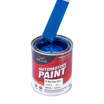 Pintura para automóviles metálica azul brillante de color azul mixto Pintura para automóviles metálica resistente al calor Pintura de pulverización de pigmento de plata acrílica