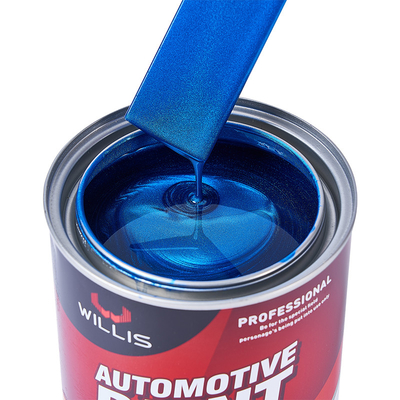 Pintura para automóviles metálica azul brillante de color azul mixto Pintura para automóviles metálica resistente al calor Pintura de pulverización de pigmento de plata acrílica