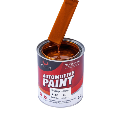 Pintura para automóviles de plata mate para parachoques de plástico Pintura metálica para automóviles Pintura de pulverización