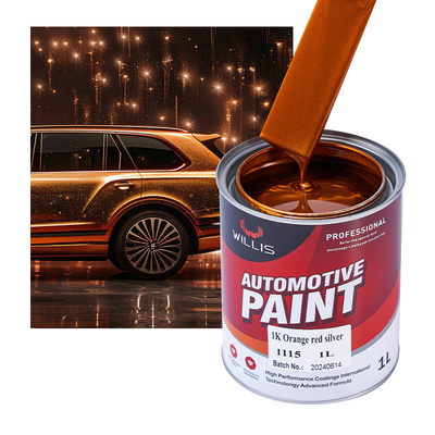 Pintura para automóviles de plata mate para parachoques de plástico Pintura metálica para automóviles Pintura de pulverización