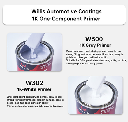 Venta caliente de pintura de primer de automoción de epoxi blanco resistente a la corrosión para molienda en seco pintura de epoxi de automóviles 2k primer de epoxi