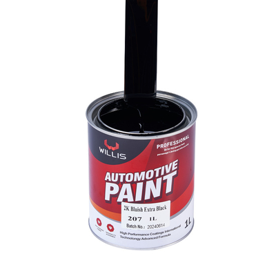 Pintura acrílica epoxi duradera para automóviles de dos paquetes Rojo metálico 2K Azul extra negro Pintura acrílica para automóviles