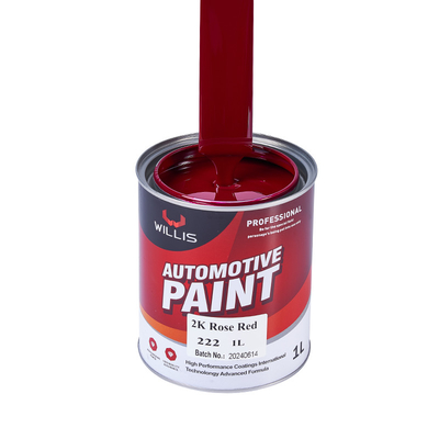 2K Rosa Rojo 2K Pintura sólida para automóviles / Marca de publicidad OEM / ODM Acceptada pintura automática de pulverización
