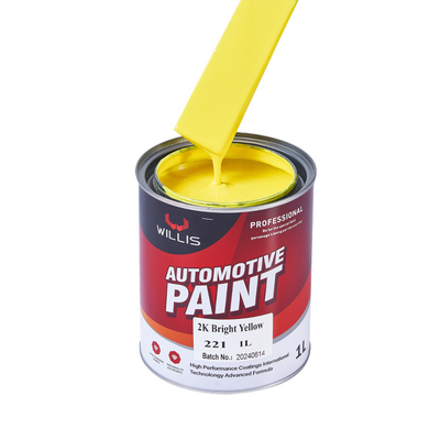 Blanco Negro Líquido 2k Amarillo Brillante Pintura de coches Primer Intermedio Auto Refinish Pintura Acrílica Spray