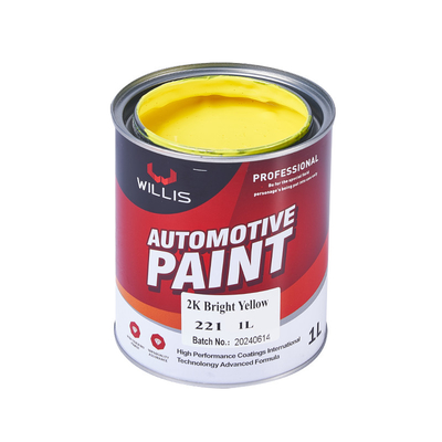 Blanco Negro Líquido 2k Amarillo Brillante Pintura de coches Primer Intermedio Auto Refinish Pintura Acrílica Spray