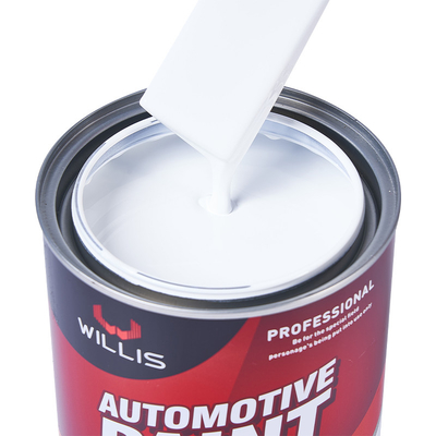 Blanco metálico 2K Pintura sólida Cuerpo de coche Toque hasta Resistencia al agua de pulverización Pintura de acabado automático 2k Pintura de pulverización