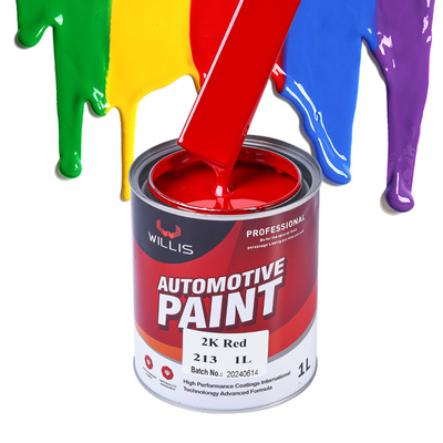 Varios colores metálicos 2K pintura sólida de alto rendimiento para la superficie del automóvil fabricante de pintura automotriz dolor metálico