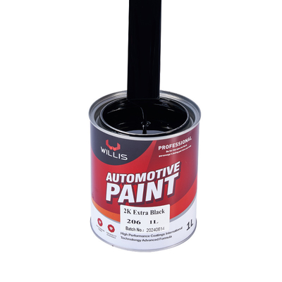 Vehículo Touch Up Naranja Rojo Verde 2K Pintura sólida 2K Extra Negro Pintura acrílica Revestimiento líquido Pintura de automóviles