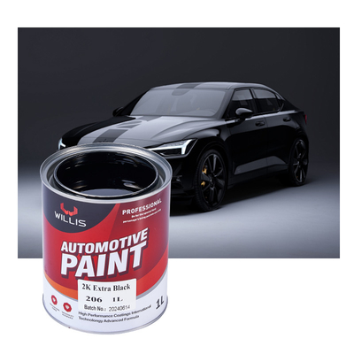 Vehículo Touch Up Naranja Rojo Verde 2K Pintura sólida 2K Extra Negro Pintura acrílica Revestimiento líquido Pintura de automóviles