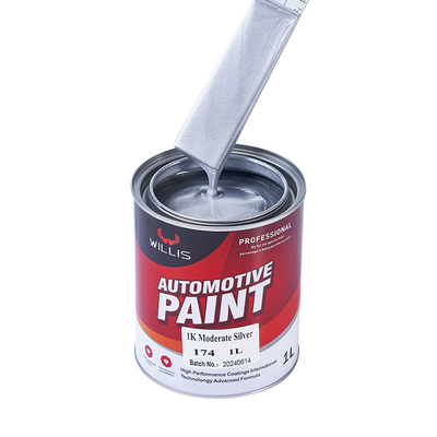Pintura para automóviles de plata metálica rápida y seca, recubrimiento líquido pintura acrílica de laca a vapor 1K pintura para automóviles de plata metálica moderada