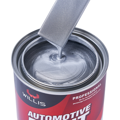 Pintura para automóviles de plata metálica rápida y seca, recubrimiento líquido pintura acrílica de laca a vapor 1K pintura para automóviles de plata metálica moderada