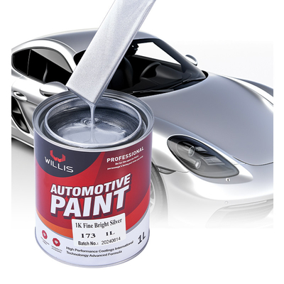 Resistencia a los arañazos Pintura para automóviles metálica de plata duradera 2 años Vida útil Pintura para automóviles metálica