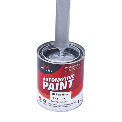Alta luminosidad Plata base de la capa de pintura, relleno de la carrocería 1K Tinta base de la pintura metálica pintura automotriz pintura de plata