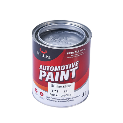 Alta luminosidad Plata base de la capa de pintura, relleno de la carrocería 1K Tinta base de la pintura metálica pintura automotriz pintura de plata