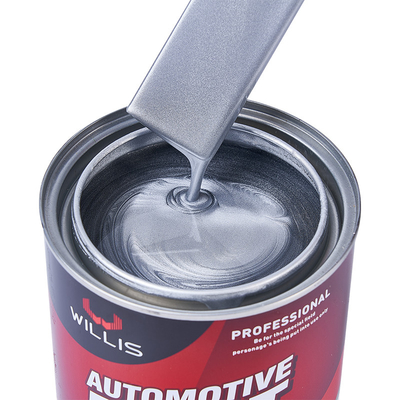 Alta luminosidad Plata base de la capa de pintura, relleno de la carrocería 1K Tinta base de la pintura metálica pintura automotriz pintura de plata