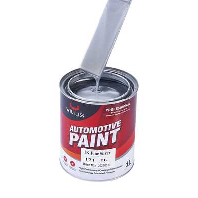 Alta luminosidad Plata base de la capa de pintura, relleno de la carrocería 1K Tinta base de la pintura metálica pintura automotriz pintura de plata