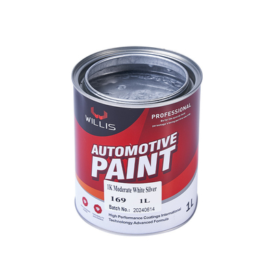 Refinar la pintura de automóviles con polvo de plata metálica 1K Basecoat, pintura de aerosoles de laca acrílica, pintura de automóviles