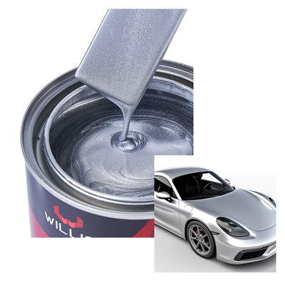 Refinar la pintura de automóviles con polvo de plata metálica 1K Basecoat, pintura de aerosoles de laca acrílica, pintura de automóviles
