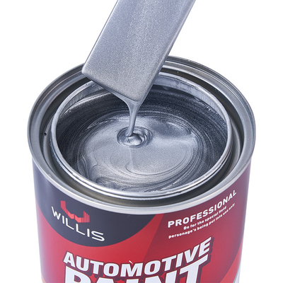 Refinar la pintura de automóviles con polvo de plata metálica 1K Basecoat, pintura de aerosoles de laca acrílica, pintura de automóviles
