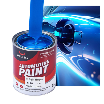 45 min. Seco de pintura de ruedas de automóviles Glitter, Alta Blanqueza Perla Blanca pintura automática, pintura acrílica con laca, diluyente de pintura