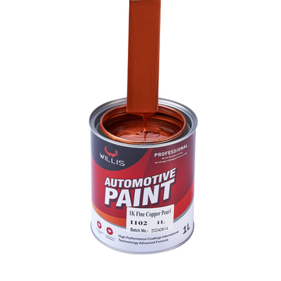 Pintura de laca acrílica resistente a sustancias químicas, colores de pintura de perlas duraderos para automóviles, pintura de color 2K / 1K, perla de cristal 1K