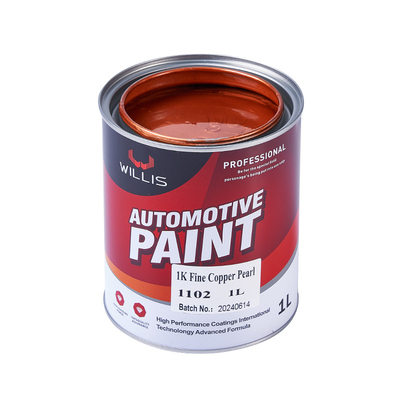 Pintura de laca acrílica resistente a sustancias químicas, colores de pintura de perlas duraderos para automóviles, pintura de color 2K / 1K, perla de cristal 1K