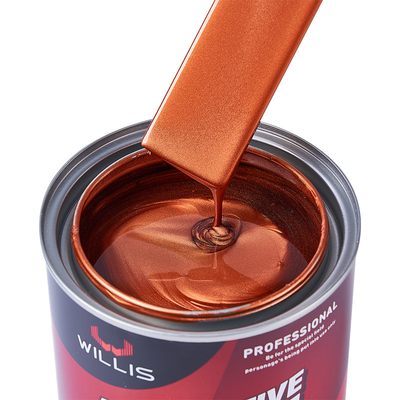 Pintura de laca acrílica resistente a sustancias químicas, colores de pintura de perlas duraderos para automóviles, pintura de color 2K / 1K, perla de cristal 1K
