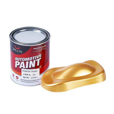 Pintura para automóviles de perlas de 1K para recubrimiento líquido personalizable en fase verde de perla dorada
