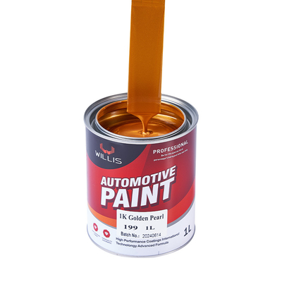 Pintura de plata 1K Acrílico 1K Perla dorada 2K / 1K Pintura de color 1K Pintura de cristal de perla
