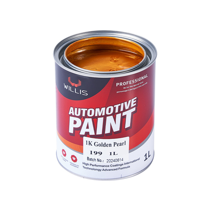 Pintura de plata 1K Acrílico 1K Perla dorada 2K / 1K Pintura de color 1K Pintura de cristal de perla