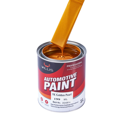 Pintura de plata 1K Acrílico 1K Perla dorada 2K / 1K Pintura de color 1K Pintura de cristal de perla