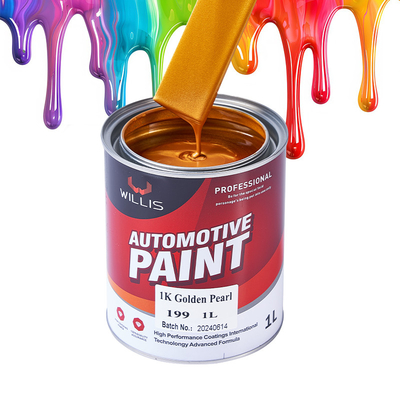Pintura de plata 1K Acrílico 1K Perla dorada 2K / 1K Pintura de color 1K Pintura de cristal de perla