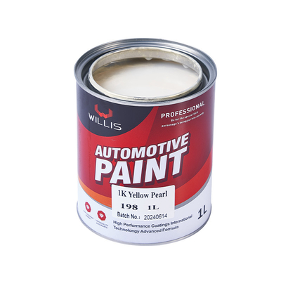 1K Acrílico Perla de pintura de automóviles Amarillo Perla de capa clara endurecedor más delgado 2K / 1K pintura de color