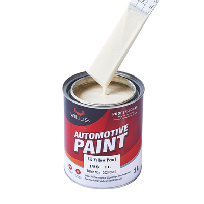 1K Acrílico Perla de pintura de automóviles Amarillo Perla de capa clara endurecedor más delgado 2K / 1K pintura de color